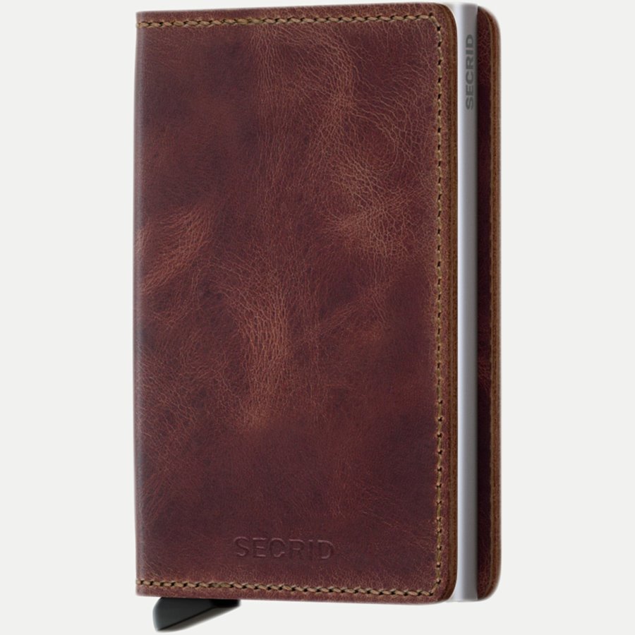 SV VINTAGE - Sv Vintage Slim Wallet - Accessories - BROWN - 1