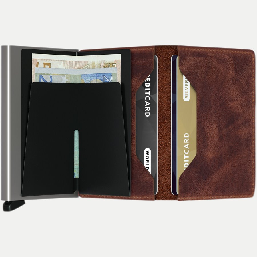 SV VINTAGE - Sv Vintage Slim Wallet - Accessories - BROWN - 3