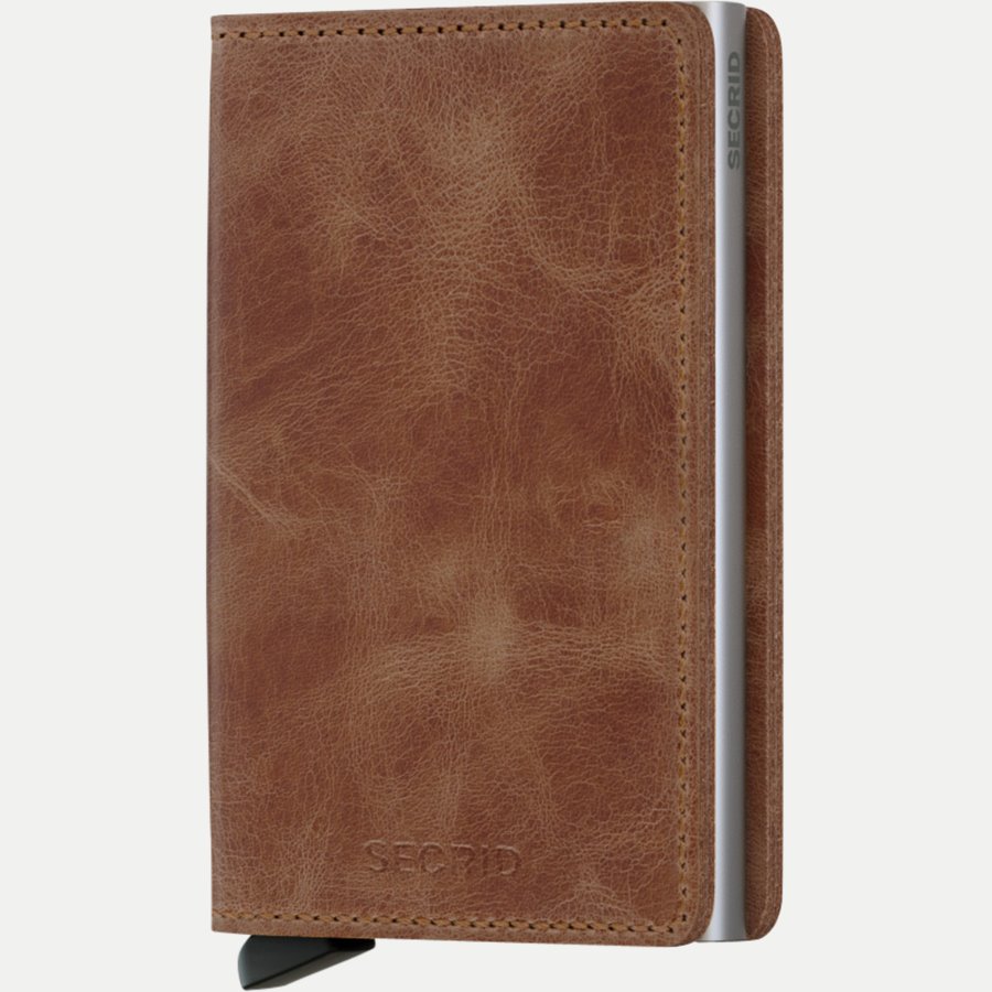 SV VINTAGE - Sv Vintage Slim Wallet - Accessories - COGNAC - 1