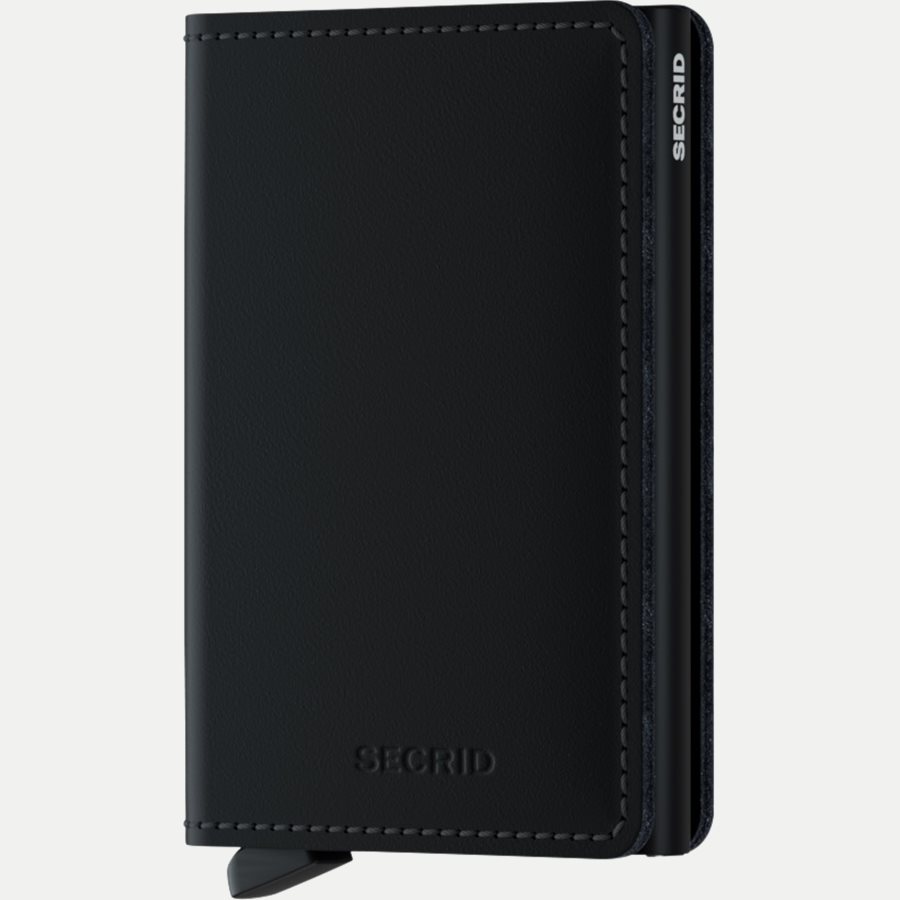 SM MATTE - Sm Matte Slimwallet - Accessories - BLACK - 1