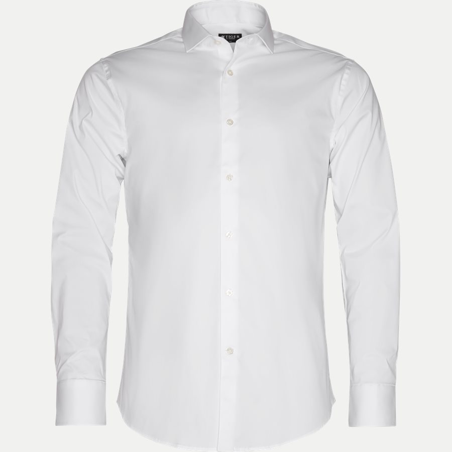 39243 FARRELL 5 - Farrel5 Skjorte - Skjorter - Slim - HVID - 1