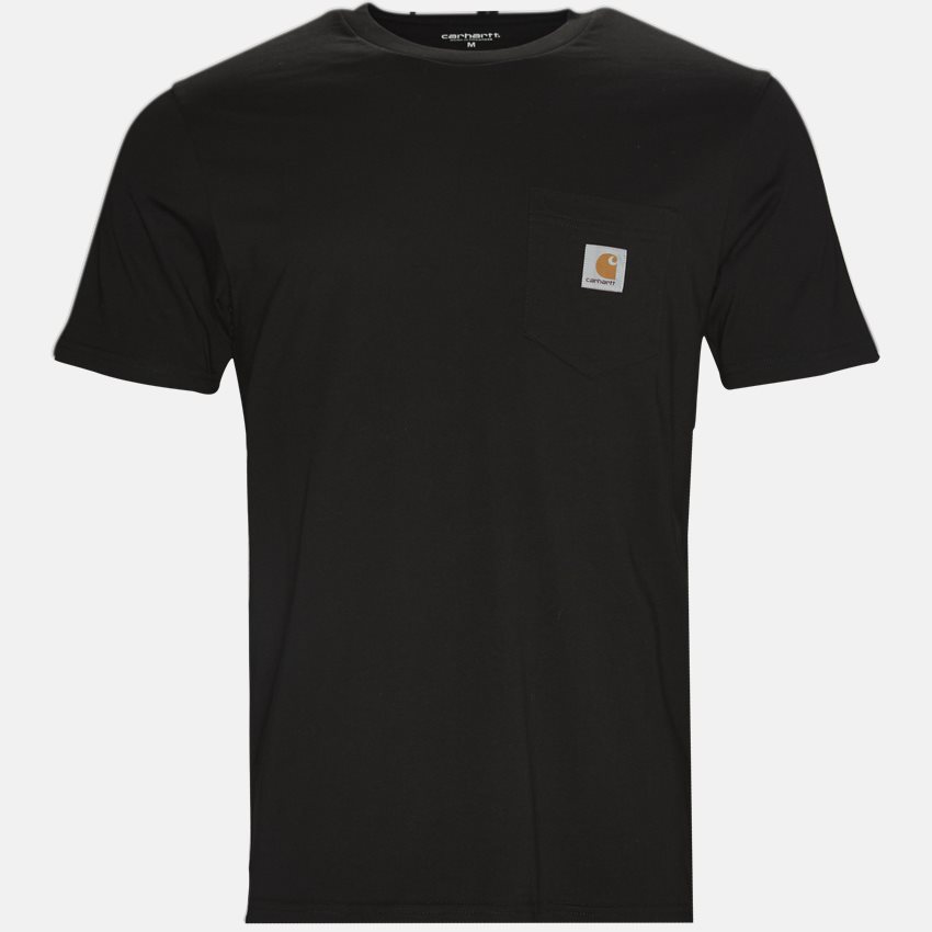 Carhartt WIP T-shirts S/S. POCKET TEE I022091 BLACK
