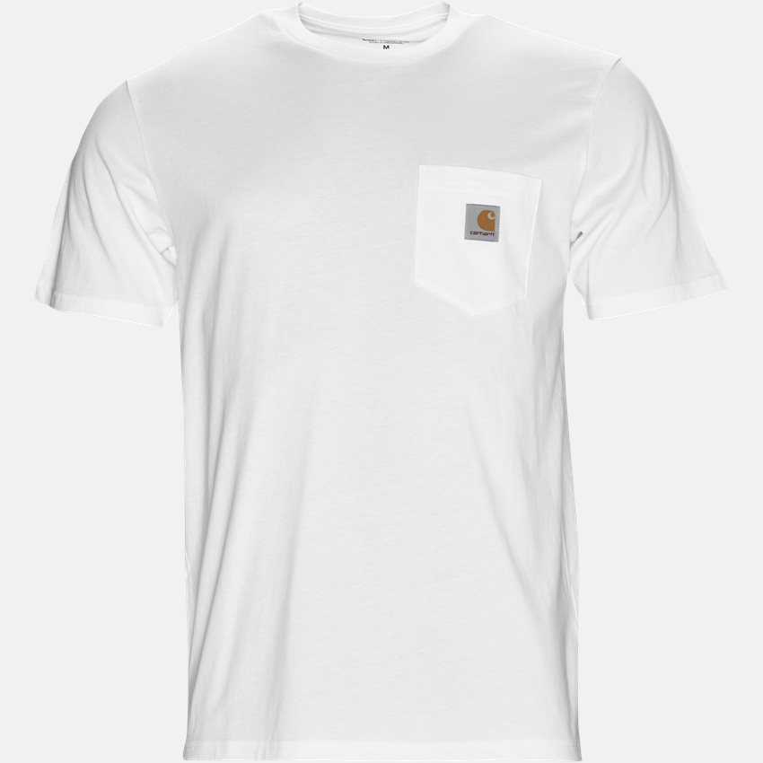 Carhartt WIP T-shirts S/S. POCKET TEE I022091 WHITE