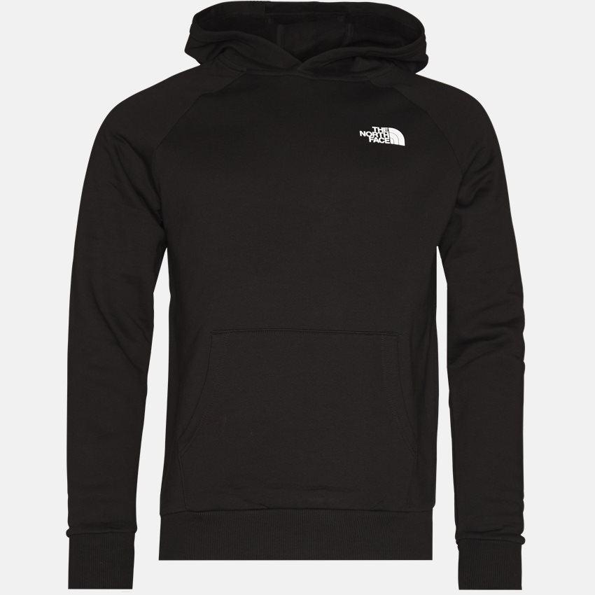 The North Face Sweatshirts RED BOX HOODIE. SORT