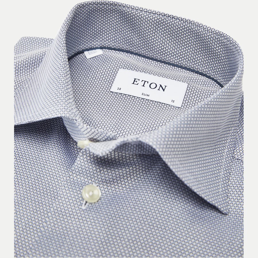 3307 79534/79334 - 3307 Textured Twill Skjorte - Skjorter - BLÅ - 2