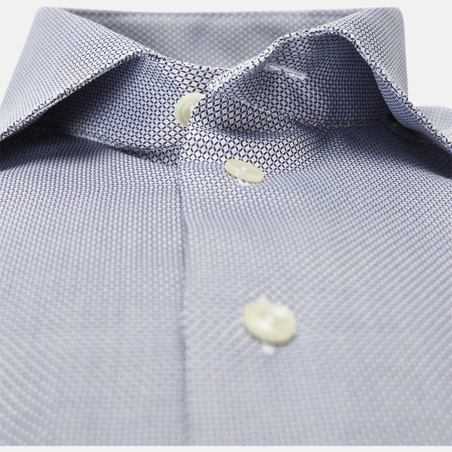 3307 79534/79334 - 3307 Textured Twill Skjorte - Skjorter - BLÅ - 3