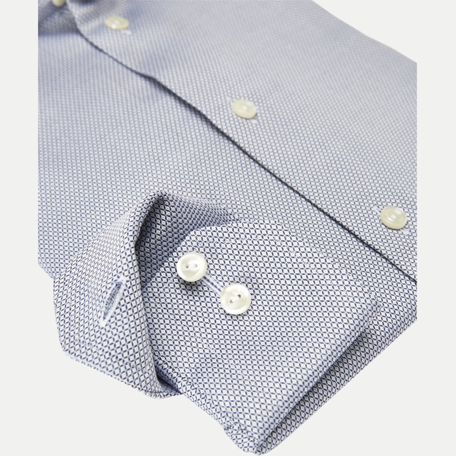 3307 79534/79334 - 3307 Textured Twill Skjorte - Skjorter - BLÅ - 4