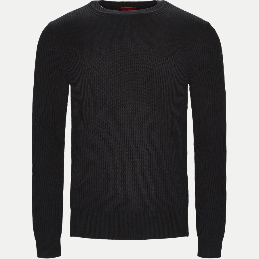50375233 SOMAEL - Somael Ribbed Strik - Strik - Slim - SORT - 1