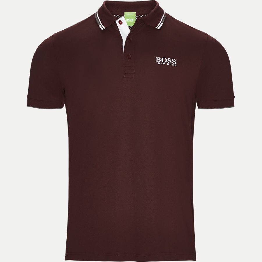 50326299 PADDY PRO, - Paddy Pro Polo T-shirt - T-shirts - Regular - BORDEAUX - 1