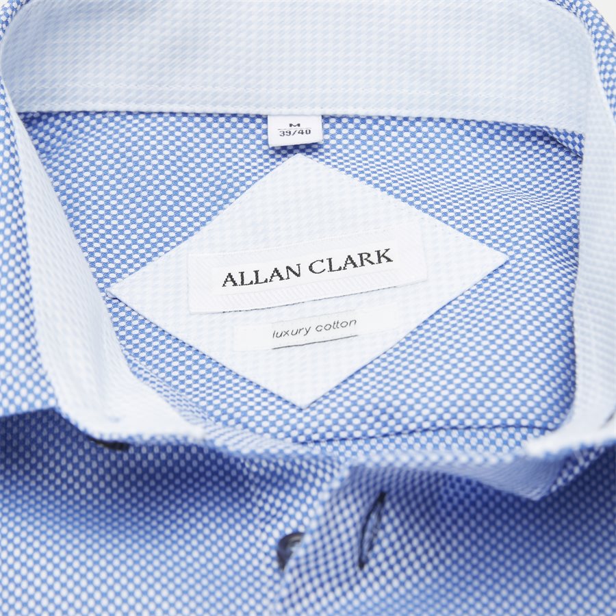 LAURITZ - Lauritz Skjorte - Skjorter - Modern fit - BLUE - 3