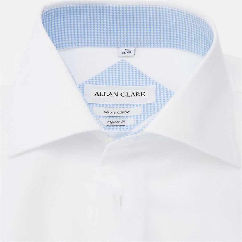 Allan Clark Shirts HUBERT WHITE