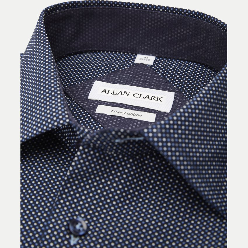Allan Clark Shirts FELIX. NAVY