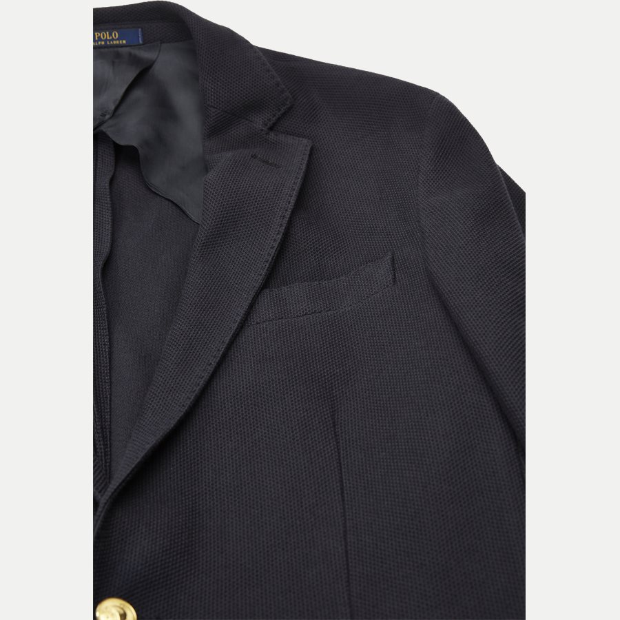 715673154 - Knit Mesh Blazer - Blazer - Regular - NAVY - 4