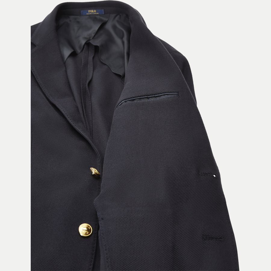 715673154 - Knit Mesh Blazer - Blazer - Regular - NAVY - 7