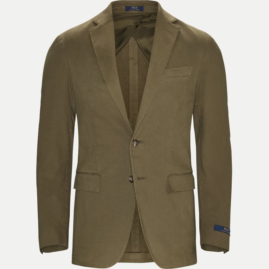 715673123 - Stretch Cotton Twill Blazer - Blazer - Regular - OLIVE - 1