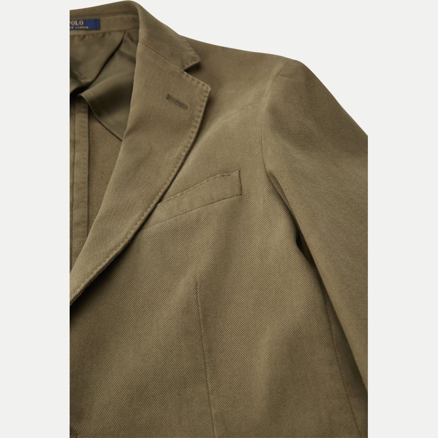 715673123 - Stretch Cotton Twill Blazer - Blazer - Regular - OLIVE - 4