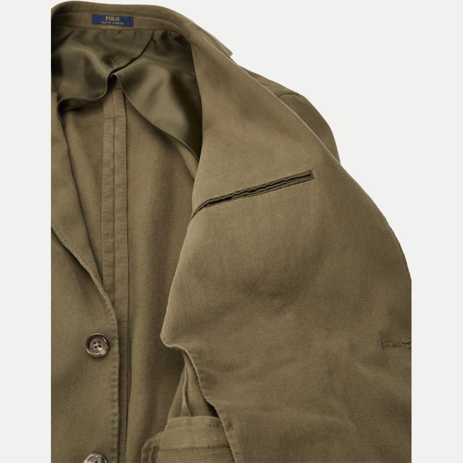 715673123 - Stretch Cotton Twill Blazer - Blazer - Regular - OLIVE - 6