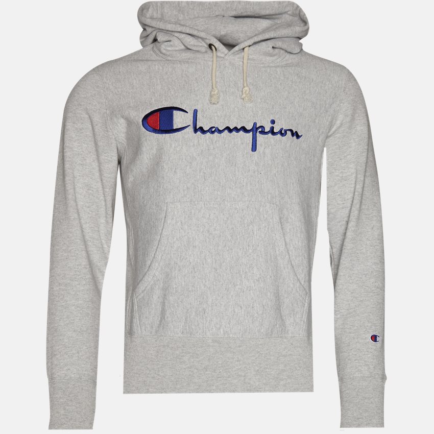 Champion Sweatshirts 210971 HOODED GRÅ