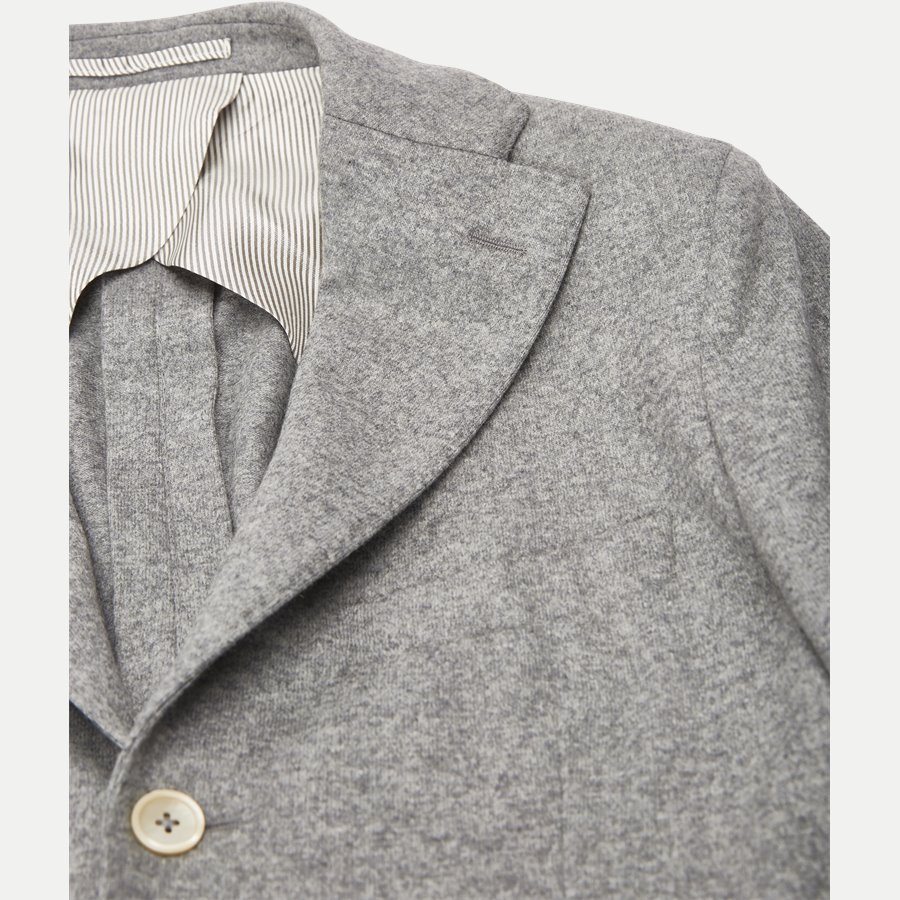 1317 443005 - Unconstructed Blazer - Blazer - Slim - GRÅ - 4
