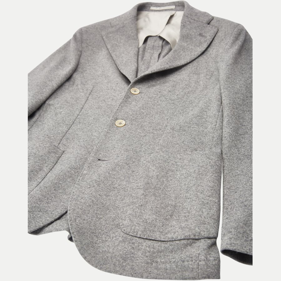1317 443005 - Unconstructed Blazer - Blazer - Slim - GRÅ - 6