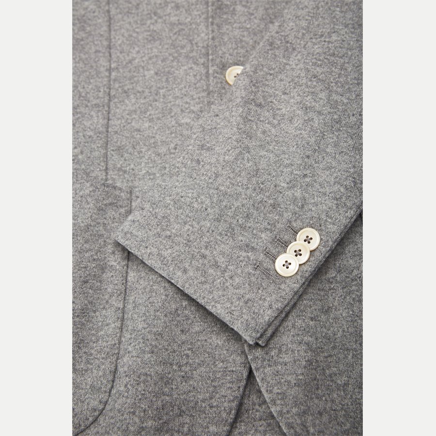 1317 443005 - Unconstructed Blazer - Blazer - Slim - GRÅ - 7