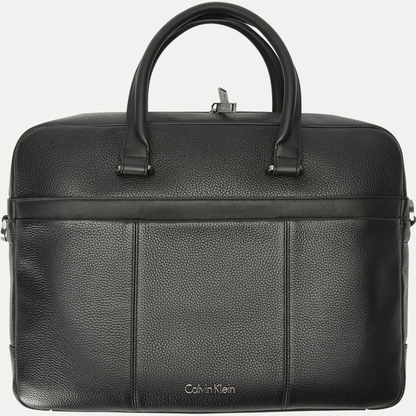 Calvin Klein Bags K50K503335001 BASIC LEATHER LAPTOP BLACK