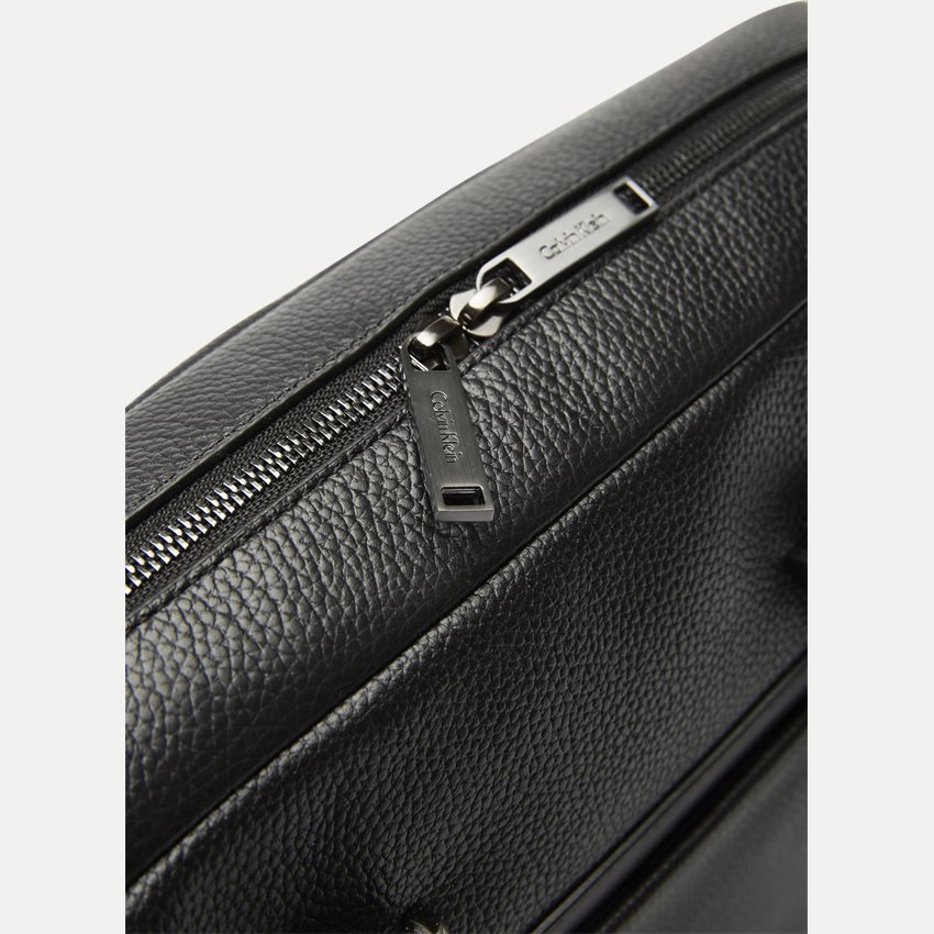 Calvin Klein Bags K50K503335001 BASIC LEATHER LAPTOP BLACK