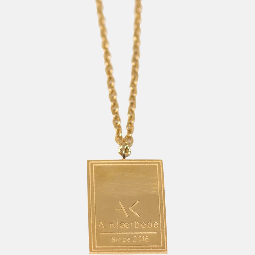 A. Kjærbede Accessories NECKLACE SQUARE GULD