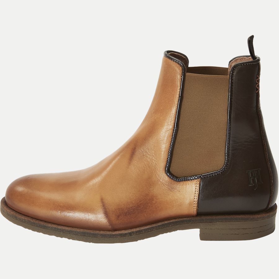 CHELSEA LEATHER BOOT - Chelsea Boot - Sko - BRUN - 1