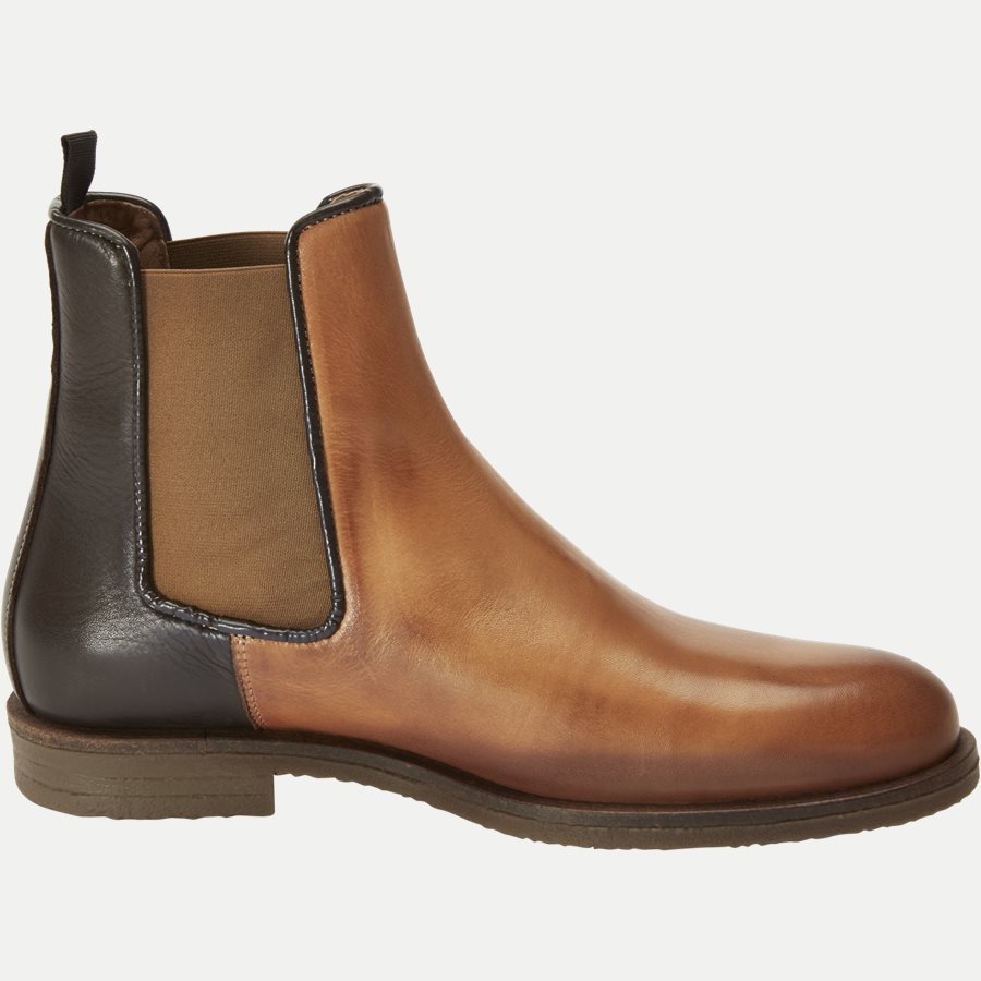 CHELSEA LEATHER BOOT - Chelsea Boot - Sko - BRUN - 2