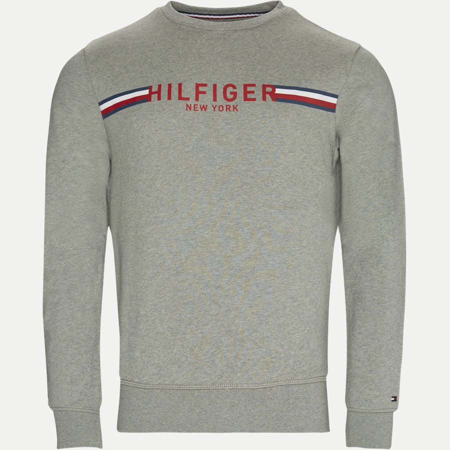TOMMY C-NK - Crew Neck Sweatshirt - Sweatshirts - Regular - GRÅ - 1