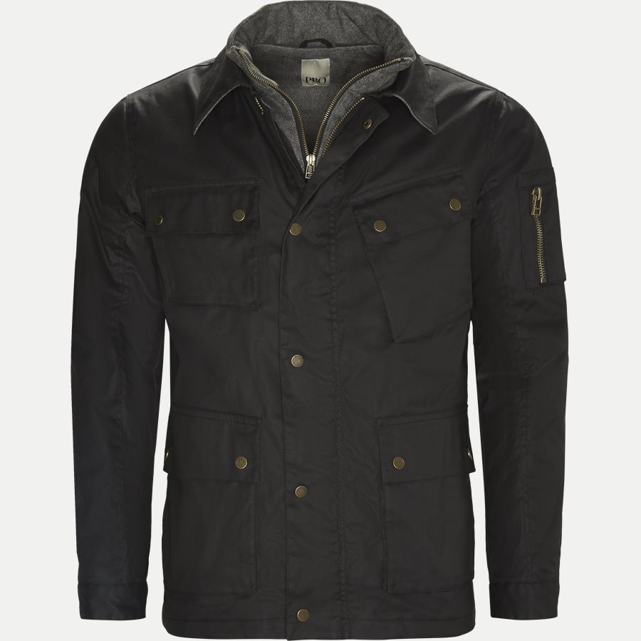 HUNT - Hunt Coated Vindjakke - Jakker - Regular - SORT - 1
