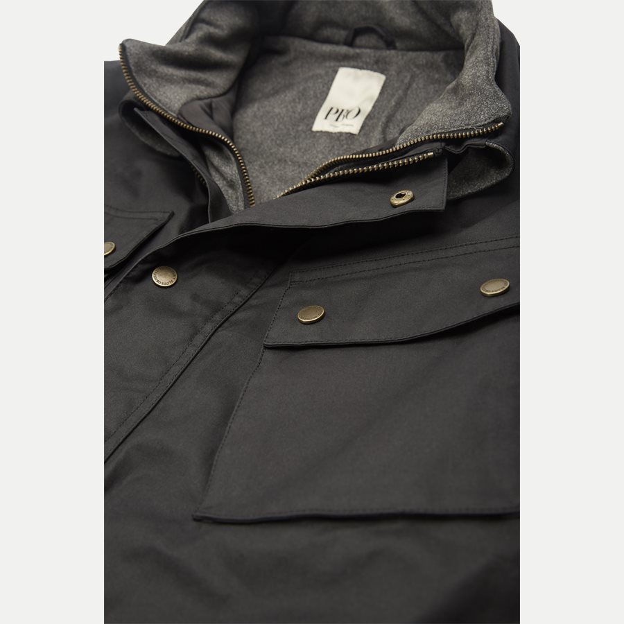 HUNT - Hunt Coated Vindjakke - Jakker - Regular - SORT - 5