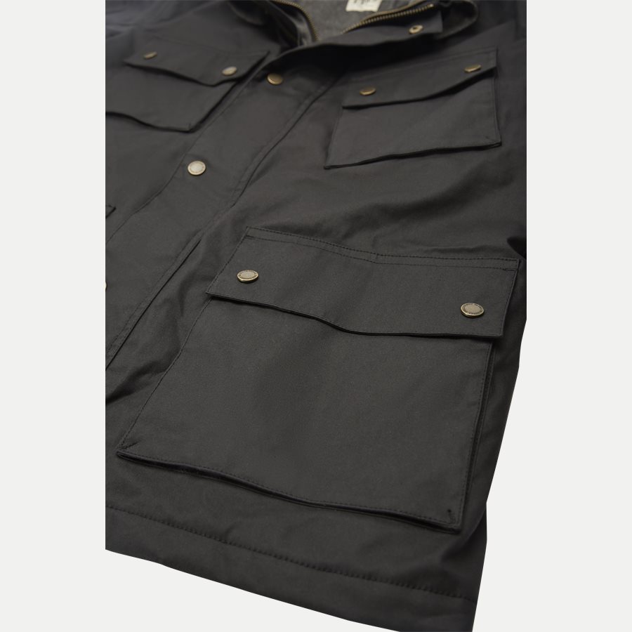 HUNT - Hunt Coated Vindjakke - Jakker - Regular - SORT - 7