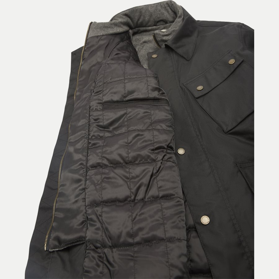 HUNT - Hunt Coated Vindjakke - Jakker - Regular - SORT - 14