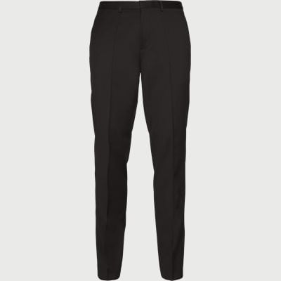 Henfords Trousers Slim fit | Henfords Trousers | Black