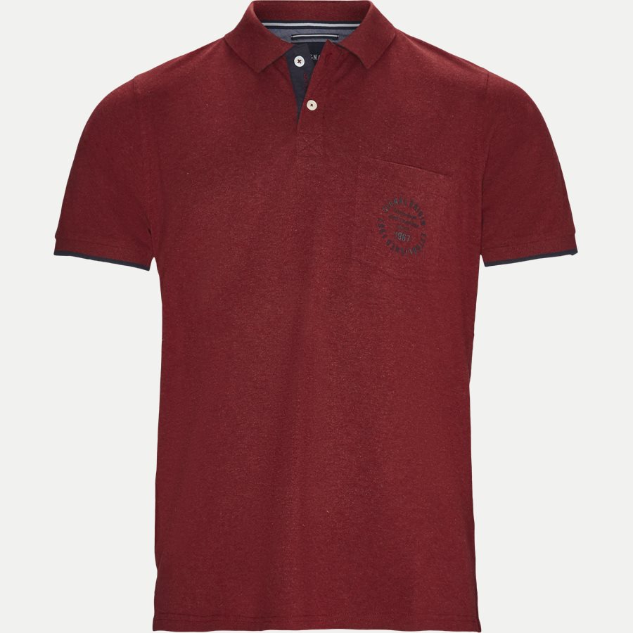 13239 67 - Polo - T-shirts - Regular - RØD - 1