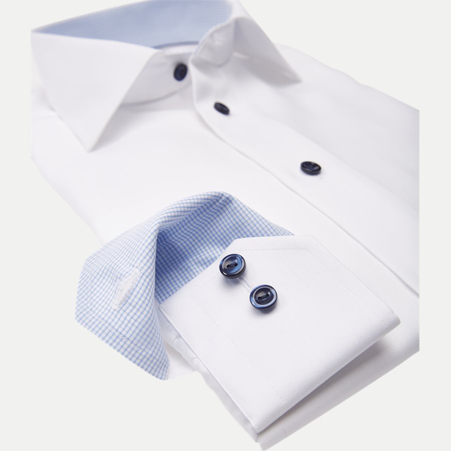 3010-2017 - Signature Twill Skjorte - Skjorter - HVID - 4