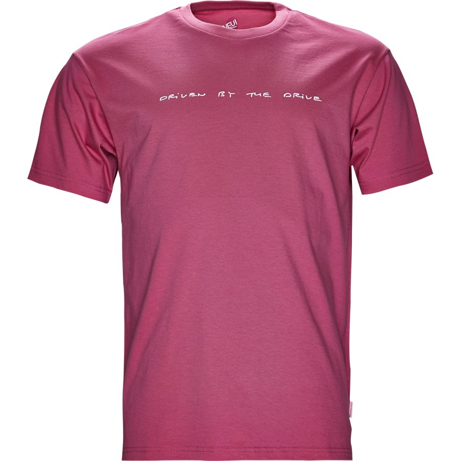 S/S NEU DRIVE I024760 - S/S Neu Drive - T-shirts - Regular - WILDBERRY/WHI - 1