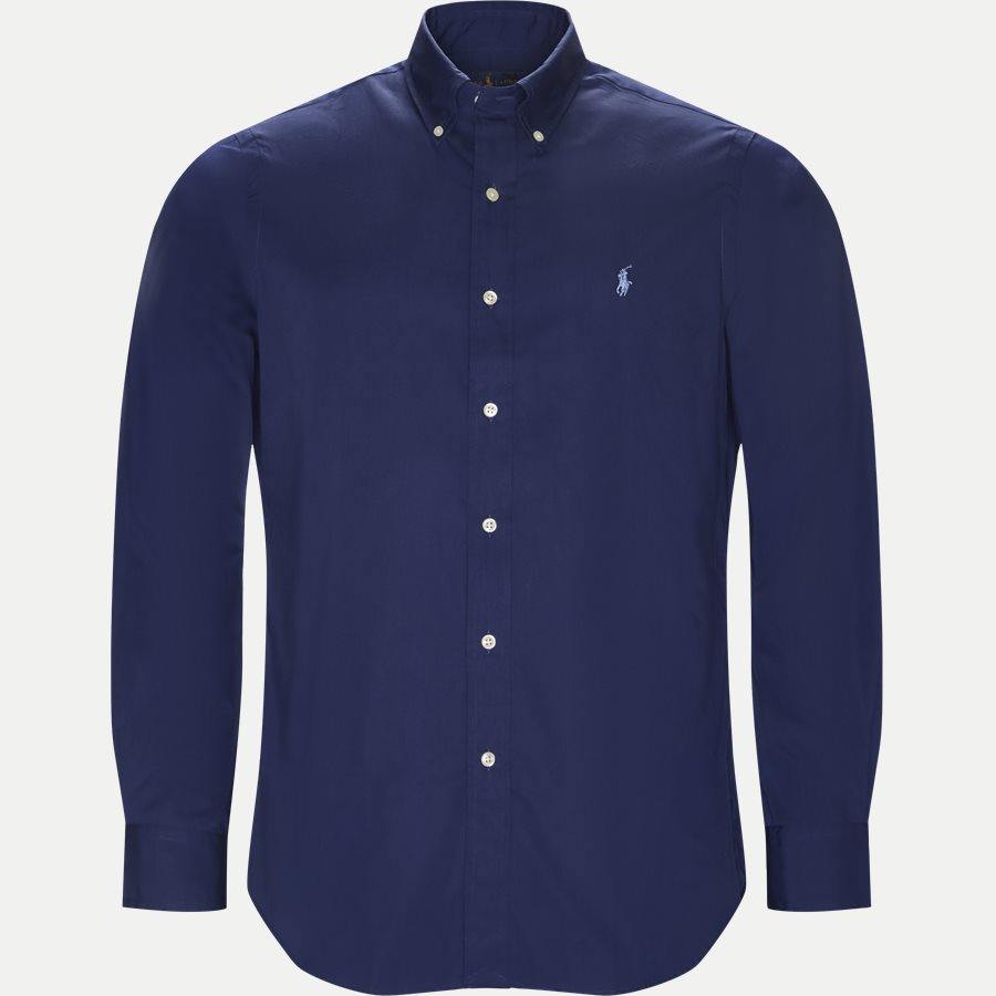 710548534 - Poplin Button-Down Shirt - Skjorter - Regular - NAVY - 1