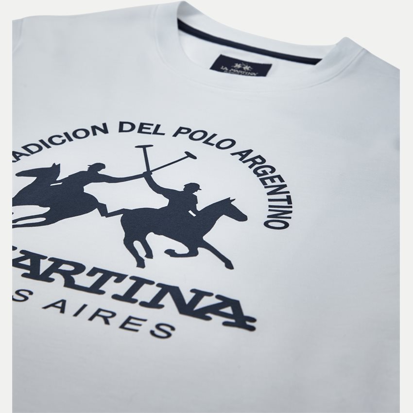 La Martina T-shirts LMR024-JS092 HVID