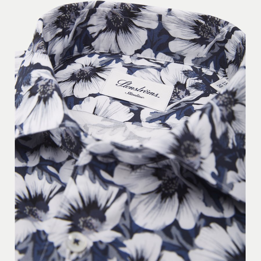7515 712901/612901 - Blomstret Skjorte - Skjorter - NAVY - 2