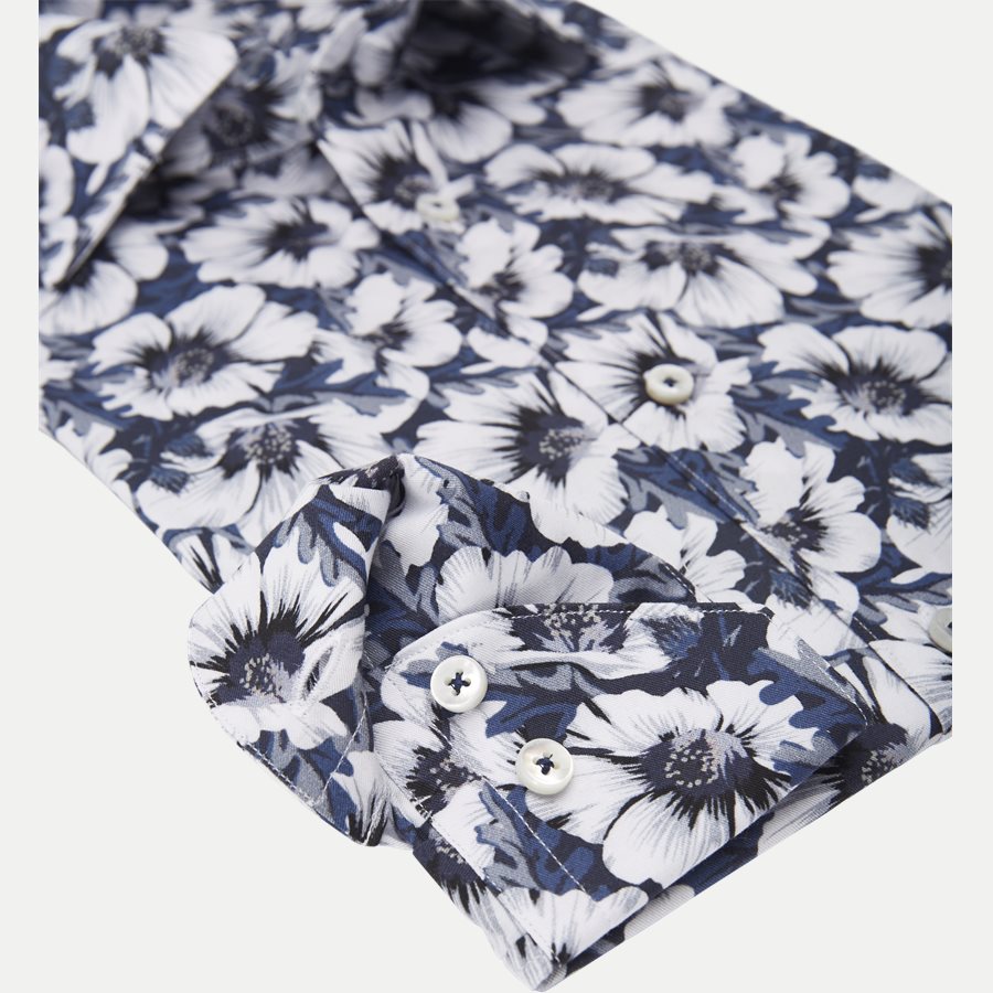 7515 712901/612901 - Blomstret Skjorte - Skjorter - NAVY - 4