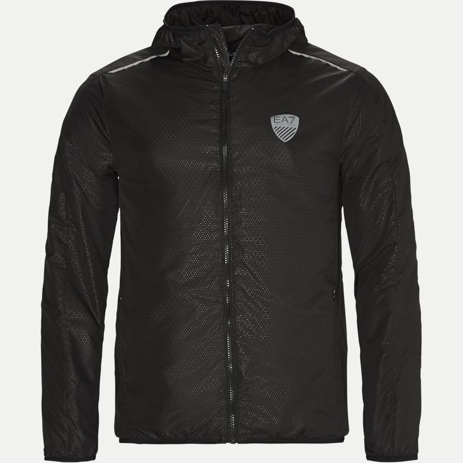 PNF9Z-3ZPB17 - Vindjakke med Hætte - Jakker - Regular - SORT - 1