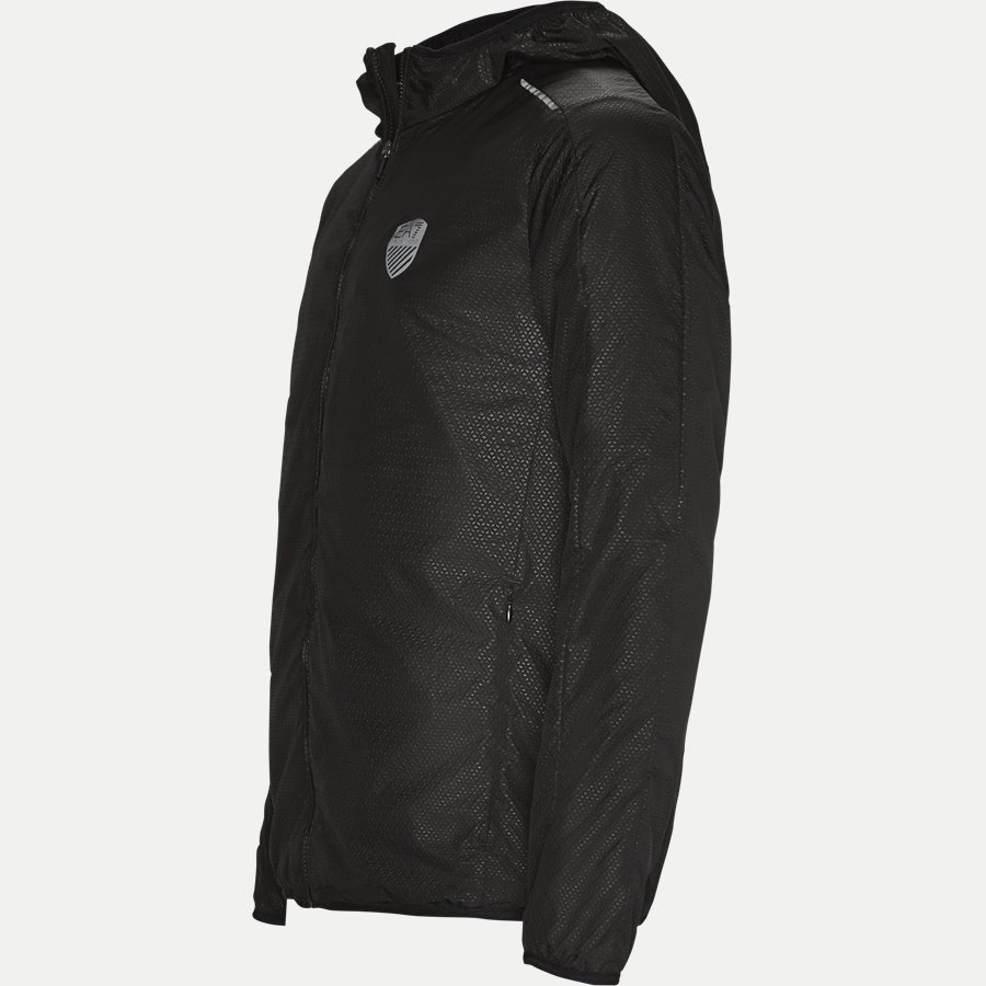PNF9Z-3ZPB17 - Vindjakke med Hætte - Jakker - Regular - SORT - 4