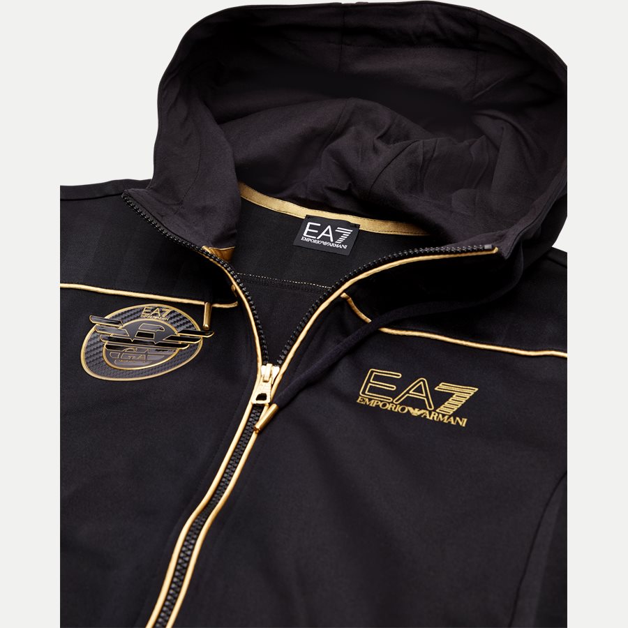PJL3Z-3ZPMA9 - Zip Sweatshirt Med Hætte - Sweatshirts - Regular - SORT - 3