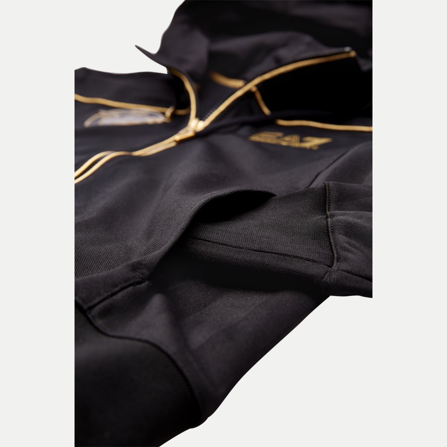 PJL3Z-3ZPMA9 - Zip Sweatshirt Med Hætte - Sweatshirts - Regular - SORT - 4