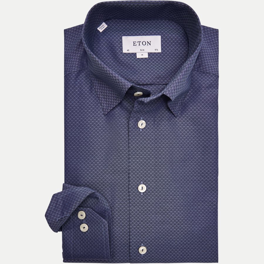 4708 61607/61407 - 4708 Pinpoint Skjorte - Skjorter - NAVY - 1