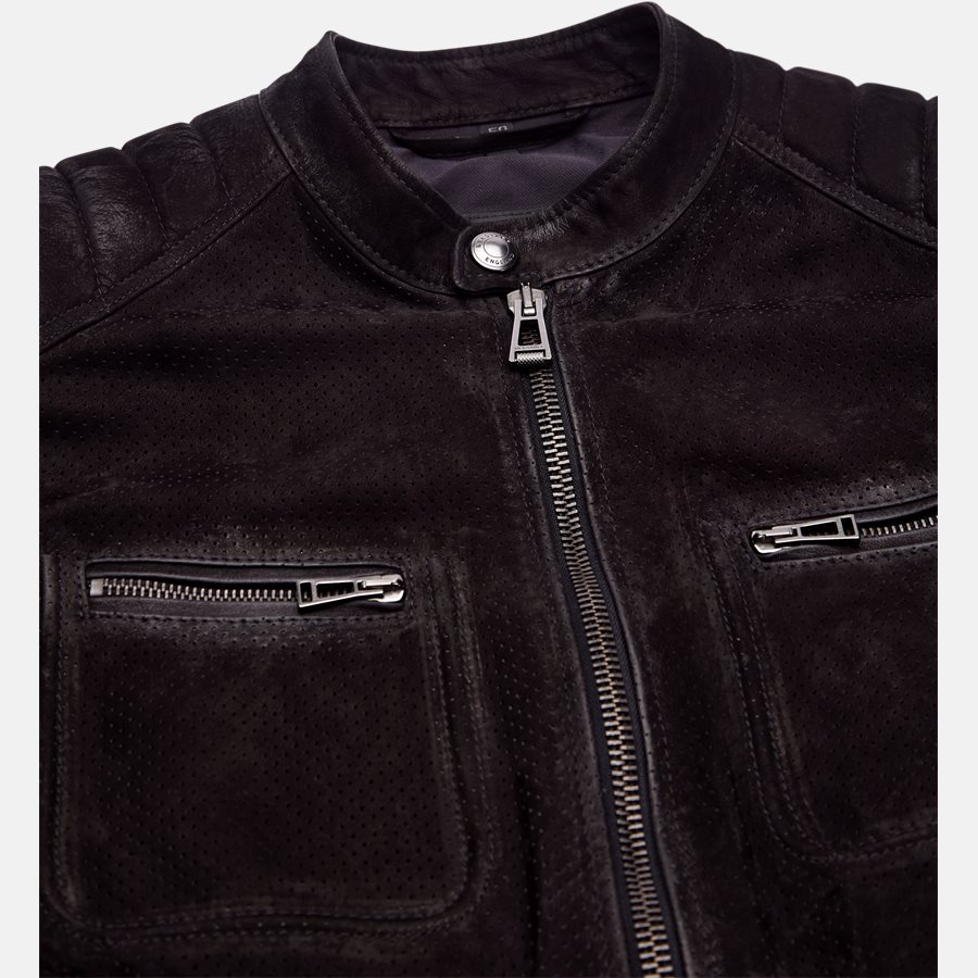 71020620 WEYBRIGDE PERFORATED - Jakke - Jakker - Regular fit - BLACK - 8
