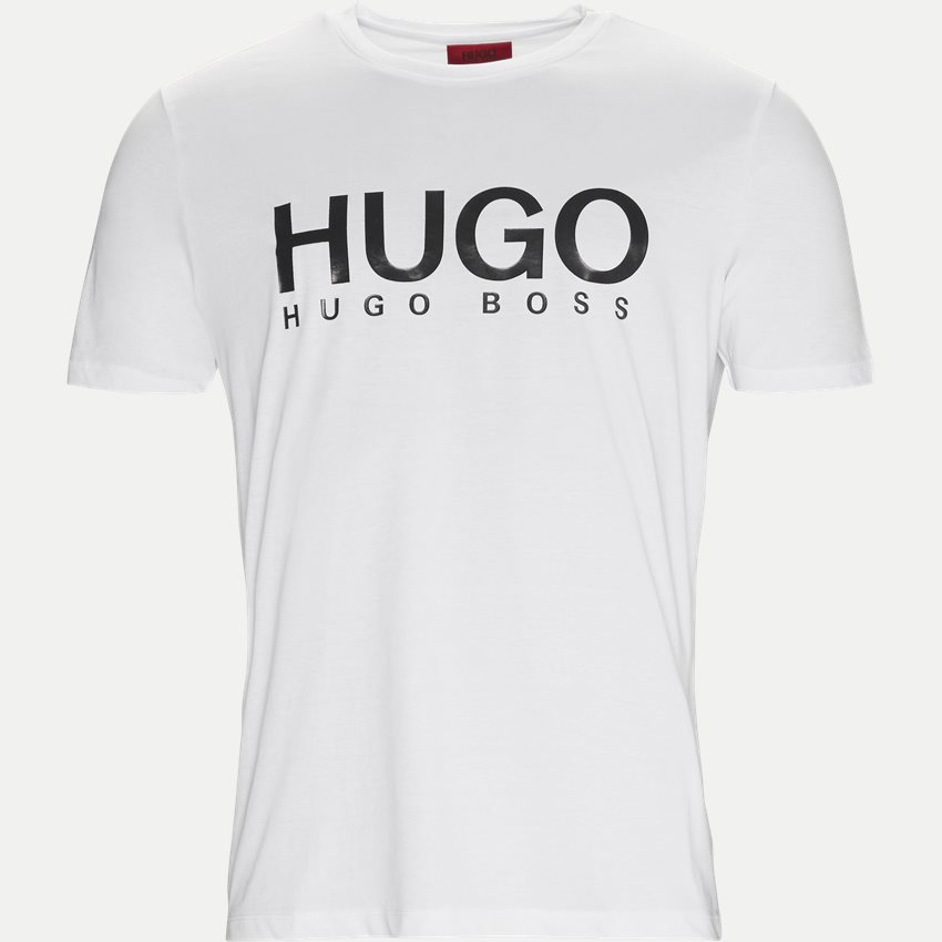 HUGO T-shirts 50387414 DULIVIO HVID/SORT